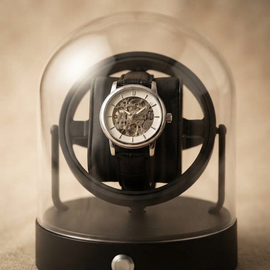 Remontoir 1 montre - Cloche de verre